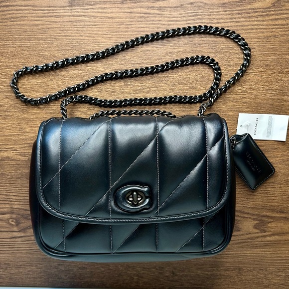 Coach Handbags - S⭕️LD‼️New Coach Pillow Madison Shoulder Bag With Quilting in Black